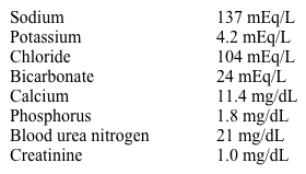 A 31-year-old woman comes to the office after 3 months of continuous burning upper abdominal pain that is only partially relieved by over-the-counter ranitidine or antacids.  She also has experienced recent-onset constipation and excess urination.  The patient reports no weight loss or decreased appetite.  Her menstrual periods are regular.  The patient's father has a history of  many stomach ulcers and multiple kidney stones.   Her temperature is 37.1 C (98.8 F) , blood pressure is 130/85 mm Hg, pulse is 78/min, and respirations are 14/min.  Abdominal examination shows normal bowel sounds, tenderness in the epigastric region, and no palpable masses.  Her stools are positive for occult blood.  Laboratory results are as follows:   Additional evaluation is most likely to reveal which of the following? A) Adrenal insufficiency B) Glucagonoma C) Medullary thyroid cancer D) Metastatic gastric carcinoma E) Milk-alkali syndrome F) Primary hyperparathyroidism G) Sarcoidosis H) Thyroid adenoma