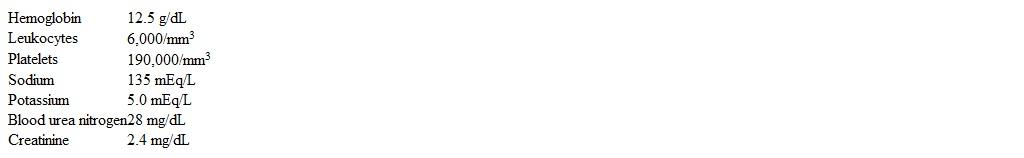 A 43-year-old man comes to the office due to worsening pedal edema for the last several weeks.  He also has had fatigue but no dyspnea, orthopnea, or chest pain.  The patient was diagnosed with HIV during a screening 5 years ago.  He refused treatment in the past but has been taking antiretroviral therapy and prophylactic trimethoprim-sulfamethoxazole after being hospitalized for Pneumocystis pneumonia 4 months ago.  He does not use tobacco, alcohol, or illicit drugs.  Temperature is 36.7 C (98.1 F) , blood pressure is 140/86 mm Hg, and respirations are 16/min.  Physical examination shows normal heart and lung sounds, a nontender abdomen with no organomegaly, and no rashes.  There is 2+ pitting edema on the bilateral lower extremities.  Laboratory results are as follows:   Urinalysis reveals 3+ proteinuria but no other abnormalities.  Serum creatinine was normal at hospital discharge 4 months ago, and CD4 cell count was 220/mm<sup>3</sup> a month ago.  Which of the following is the most likely cause of this patient's current condition? A) BK virus-induced nephropathy B) Crystal-induced tubular dysfunction C) Drug-induced interstitial nephritis D) HIV-associated nephropathy E) Primary membranous nephropathy