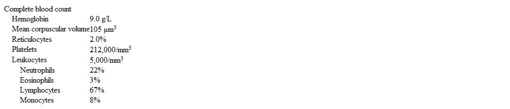 A 10-year-old girl comes to the office for a routine follow-up visit.  The girl has a history of sickle cell disease and had frequent admissions for pain crises in early childhood.  Two years ago, she was started on hydroxyurea, which eliminated the pain crises.  She has had no recent illnesses, emergency department visits, or hospitalizations.  Vital signs are normal, and examination is unremarkable.  Laboratory results are as follows:   Which of the following hemoglobin patterns would most likely be seen on electrophoresis in this patient?   A) A B) B C) C D) D E) E F) F