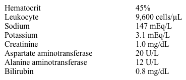 <strong>A 29-year-old man comes to the emergency department with persistent vomiting and abdominal pain for the last 24 hours.  The pain is crampy, diffuse, and getting worse.  He had a normal bowel movement 3 days ago and has no diarrhea.  The emesis appears green without blood or coffee grounds.  The patient has not eaten since the onset of the pain due to nausea.  His temperature is 36.8 C (98.2 F), pulse is 91/min, and blood pressure is 116/75 mm Hg while sitting and 94/65 mm Hg while standing.  His abdomen is distended with hyperactive bowel sounds.  Percussion reveals tympany, and the patient is diffusely tender to palpation.  There is no rebound tenderness or guarding.  Laboratory results are as follows:   Which of the following historical findings would most likely be seen in this patient?</strong> A)Appendectomy 6 months ago B)Fatty food intolerance C)High alcohol consumption D)Occasional black or tarry stool E)Recent fever and nonbloody diarrhea F)Recent weight loss <div style=padding-top: 35px> 