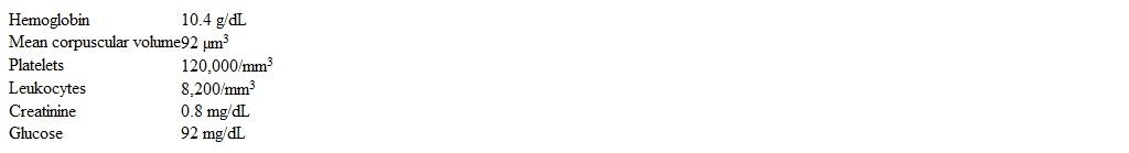 A 45-year-old man comes to the clinic for suture removal.  Two weeks ago, he was brought to the emergency department due to alcohol intoxication and was found to have a left leg laceration.  The laceration was cleaned and sutured, and he received a tetanus toxoid vaccine and a prescription for oral antibiotics, which he completed.  The patient has a history of alcohol use disorder and had been hospitalized on several occasions due to alcohol intoxication and acute alcoholic pancreatitis.  The patient currently takes no medications, does not use tobacco, and smokes marijuana occasionally.  He is experiencing homelessness and has had difficulty staying in homeless shelters regularly due to alcohol use.  Temperature is 36.7 C (98.1 F) , pulse is 82/min, blood pressure is 124/76 mm Hg, and respirations are 14/min.  BMI is 18.8 kg/m<sup>2</sup>.  Physical examination shows a disheveled man who appears older than his stated age.  Dentition is poor with multiple dental caries.  The gingiva is receded and bleeds easily to touch.  Cardiopulmonary auscultation reveals clear lungs and normal heart sounds.  The abdomen is soft and nontender with no hepatosplenomegaly.  Left lower extremity examination shows scant serosanguineous discharge on the wound dressing.  The surgical sutures are intact, but the wound margins are poorly approximated.  There is mild erythema at the wound borders with no tenderness or warmth.  Mild, bilateral, lower-extremity pitting edema is present, and distal pulses are 2+.  Skin examination shows scattered ecchymoses.  Laboratory results are as follows:   Which of the following is the most likely cause of this patient's impaired wound healing? A) Alcohol-induced bone marrow suppression B) Chronic liver disease C) Chronic venous insufficiency D) Nutritional deficiency E) Persistent wound infection