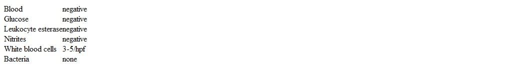 A 49-year-old woman, gravida 5 para 5, comes to the office due to involuntary, intermittent loss of urine over the past 5 months.  The patient is an avid jogger and now must wear absorbent pads while jogging.  She has no dysuria, urgency, or hematuria and usually awakens once a night to void.  Three years ago, the patient was diagnosed with type 2 diabetes mellitus, which is treated with metformin.  She does not use tobacco, alcohol, or illicit drugs.  Vital signs are normal.  BMI is 31 kg/m<sup>2</sup>.  Pelvic examination shows normal external genitalia, a well-rugated vagina, and an anterior vaginal bulge.  The patient loses a small amount of urine when asked to cough.  Postvoid residual urine volume is 40 mL.  Clean-catch urinalysis results are as follows:   Serum hemoglobin A1c is 7.7%.  Which of the following is the most likely cause of this patient's symptoms? A) Bladder outlet obstruction B) Detrusor overactivity C) Diabetic neuropathy D) Estrogen deficiency E) Urethral hypermobility F) Vesicovaginal fistula