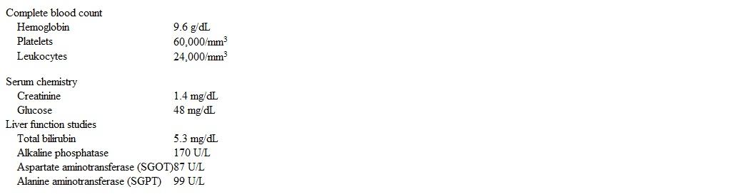 A 24-year-old primigravida with a twin pregnancy at 30 weeks gestation comes to the emergency department due to severe epigastric and right upper quadrant pain.  The patient first developed the pain yesterday morning after eating breakfast.  She took acetaminophen and an antacid but had no relief.  She now has severe stabbing pain, has vomited 7 times today, and continues to have nausea.  The patient has no chronic medical conditions or previous surgeries.  Temperature is 37.2 C (99 F) , blood pressure is 136/86 mm Hg, and pulse is 108/min.  BMI is 23 kg/m<sup>2</sup>.  Fetal heart rate monitoring shows 2 fetal heart rates with baselines of 160/min and moderate variability.  The patient appears pale and has scleral icterus.  The abdomen has tenderness to palpation over the right upper quadrant and epigastric region, but no rebound.  The uterus is nontender and has no palpable contractions.   Which of the following is the best next step in management of this patient? A) 24-hour urine protein collection B) Emergency cholecystectomy C) Immediate delivery D) MRI of the abdomen E) Ultrasound-guided liver biopsy