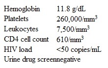 A 31-year-old woman, gravida 1 para 0, at 14 weeks gestation comes to the office to establish prenatal care.  She has had some nausea but no vomiting, abdominal pain, or vaginal bleeding.  The patient contracted HIV through intravenous heroin use.  She was diagnosed 3 years ago while hospitalized for drug rehabilitation.  The patient is on triple-combination antiretroviral therapy with no significant side effects.  She has no other chronic medical conditions and has had no previous surgeries.  In addition to her HIV medications, the patient takes a daily prenatal vitamin.  She does not use tobacco or alcohol and has not used illicit drugs since rehabilitation.  Temperature is 36.7 C (98.1 F) , blood pressure is 110/60 mm Hg, and pulse is 65/min.  BMI is 24 kg/m<sup>2</sup>.  Pelvic examination reveals a 14-week-sized nontender uterus with no adnexal masses.  Laboratory results are as follows:   Bedside ultrasound reveals a 14-week intrauterine pregnancy with a normal heart rate. Which of the following is the most appropriate recommendation for this patient? A) A scheduled cesarean delivery should be performed at 38 weeks gestation B) Antiretroviral therapy is indicated only during delivery to decrease the risk of vertical transmission C) Antiretroviral therapy should be discontinued during pregnancy as the viral load is undetectable D) To decrease the risk of teratogenicity, triple antiretroviral therapy should be reduced to monotherapy E) Triple antiretroviral therapy should be continued throughout pregnancy