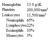A 38-year-old woman comes to the office due to worsening asthma symptoms for 2-3 days.  She has shortness of breath, wheezing, and productive cough.  The patient describes thick sputum that was blood-tinged yesterday.  She was diagnosed with asthma 12 years ago but says that it had not been this bad until last year.  For the past year the patient has had 2 hospitalizations for asthma exacerbations but has never been intubated.  She completed a course of oral prednisone and azithromycin 2 months ago.  Current medications include a daily fluticasone inhaler and as-needed albuterol inhaler.  The patient reports no decrease in appetite or weight loss and has not travelled outside of her home state of New Jersey in the past 2 years.  She works as a school teacher and does not use tobacco, alcohol, or illicit drugs.  The patient has no second-hand tobacco exposure and no known allergies.  Her grandmother also has asthma.  Temperature is 37 C (98.6 F) , blood pressure is 123/80 mm Hg, pulse is 94/min, and respirations are 16/min.  Pulse oximetry shows 95% on room air.  Pulmonary examination reveals scattered wheezes.  Heart sounds are normal.  There is no clubbing, peripheral edema, or skin rashes.  Complete blood count shows the following:   Further laboratory evaluation of the patient shows a serum total IgE level of >1,000 ng/mL.  High-resolution CT scan of the lungs confirms the presence of bilateral upper lobe infiltrates and central bronchiectasis.  Which of the following is the best next step in management of this patient? A) Albendazole B) Antituberculous therapy C) Fluconazole D) Levofloxacin E) Oral prednisone