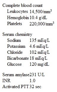 A 70-year-old woman comes to the emergency department due to abdominal pain and bloody diarrhea.  Last night, the patient experienced mild cramping with abdominal pain and an urgent desire to defecate, but when she went to the bathroom, she did not have a bowel movement.  The patient attributed her symptoms to the spicy food she had for lunch and took some antacids, but the pain persisted.  This morning she had large-volume diarrhea containing bright red blood.  She has had no nausea or vomiting and has never had similar symptoms.  The patient was found to have diverticulosis during a colonoscopy 2 years ago, so a high-fiber diet was advised.  Other medical problems include hypertension, type 2 diabetes mellitus, coronary artery disease, and end-stage renal disease from diabetic nephropathy.  She receives intermittent maintenance hemodialysis (most recently yesterday)  and has had several occasions of hypotension during dialysis, requiring intravenous fluid replacement.  The patient does not use tobacco, alcohol, or illicit drugs.  She has taken no antibiotics or nonsteroidal analgesics recently.  The patient lives with her husband and has not recently traveled.  Temperature is 37.2 C (99 F) , blood pressure is 119/81 mm Hg, pulse is 90/min, and respirations are 16/min.  The abdomen is mildly distended and soft with moderate left-sided tenderness.  There is no rebound tenderness and bowel sounds are decreased.  Rectal examination reveals bloody stool but no tenderness or mass.  Laboratory results are as follows:   Upright abdominal radiography reveals a dilated transverse colon with no free air.  Flexible sigmoidoscopy shows mucosal edema.  Which of the following is the most likely cause of this patient's current symptoms? A) Acute colonic ischemia B) Acute diverticulitis C) Colonic angiodysplasia D) Pseudomembranous colitis E) Ulcerative colitis
