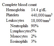 A 31-year-old woman comes to the emergency department due to 2 days of fever, chills, and cough productive of brown-tinged sputum.  She has also had shortness of breath, and her chest hurts when she inhales deeply.  She has not had any sick contacts.  The patient has a history of HIV, hypertension, and generalized anxiety disorder.  She is on antiretroviral therapy, and 2 months ago her CD4 cell count was 325 cells/mm<sup>3</sup>.  The patient smokes a pack of cigarettes daily but does not drink alcohol or use illicit drugs.  Temperature is 38.8 C (101.8 F) , pulse is 90/min, blood pressure is 120/65 mm Hg, and respirations are 18/min.  The patient is in no apparent distress.  Mucous membranes are moist.  Cardiopulmonary auscultation reveals decreased breath sounds over the right middle lung field and regular heart rate with no murmurs.  The remainder of the examination is normal.  Laboratory results are as follows:   Chest x-ray is shown in the image.  The most likely cause of the patient's symptoms is infection with which of the following? A) Legionella pneumophila B) Mycobacterium tuberculosis C) Mycoplasma pneumoniae D) Pneumocystis jirovecii E) Streptococcus pneumoniae