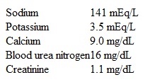 A 53-year-old Caucasian man comes to the office for intermittent generalized headaches 8 months after deceased donor kidney transplantation.  The patient's post-transplantation course was complicated by an episode of acute rejection at 2 months that was treated effectively with high-dose corticosteroids.  He has diabetes mellitus and hypertension.  His medications include insulin, atenolol, cyclosporine, mycophenolate mofetil, and vitamin D.  No changes were made to his medications recently and his immunosuppressants are at therapeutic levels.  The kidney donor had no personal or family history of hypertension.  The patient's temperature is 36.1 C (97 F) , blood pressure is 180/110 mm Hg, and heart rate is 90/min.  Examination shows no abnormalities.  His serum laboratory values are:   The patient is started on sodium restriction, amlodipine, and enalapril to control the hypertension.  One week later, he returns with a blood pressure of 138/86 mm Hg.  His serum creatinine level is 2.4 mg/dL.  Which of the following is the most likely underlying cause of this patient's hypertension? A) Increased cardiac output B) Increased sympathetic output C) Overproduction of endothelin D) Renin-angiotensin system activation E) Sodium and fluid retention
