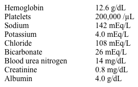 A 60-year-old man comes to the physician for preoperative evaluation prior to right total knee replacement.  He continues to smoke half a pack of cigarettes daily and has a 25-pack-year history.  He reports mild shortness of breath when walking 4 blocks and up 2 flights of stairs and thinks that his dyspnea may have progressed slowly over the past 2 years.  He uses a cane and admits to walking slowly due to knee pain.  The patient has never been hospitalized but he gets bronchitis every winter that usually responds well to rescue albuterol.  He was diagnosed with asthma and mild emphysema 4 years ago and takes tiotropium and fluticasone/salmeterol daily.  His other medical problems include hypertension, degenerative joint disease, and anemia.  The patient takes hydrochlorothiazide and as-needed tramadol for pain.  His temperature is 36.7 C (98 F) , blood pressure is 120/76 mm Hg, pulse is 80/min, and respirations are 16/min and unlabored.  Oxygen saturation is 95% on room air.  General physical examination (including lung examination)  is unremarkable. Laboratory study results are as follows:   Which of the following additional studies should be performed to make an appropriate risk assessment prior to the planned surgery? A) 6-minute walk test B) Arterial blood gas analysis C) Cardiopulmonary exercise testing D) No further testing is indicated E) Pulmonary function testing