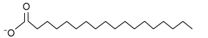 A fatty acid undergoes complete β-oxidation to yield nine molecules of acetyl-CoA.  No isomerization reactions occur.  The structure of the original fatty acid was: A)    B)    C)    D)   