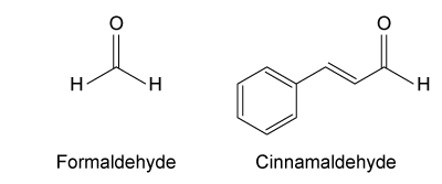 <strong>Passage Aldehydes are organic compounds encountered in everyday life and used as intermediates in metabolism.&nbsp; Common aldehydes include formaldehyde, which is used in the fixation of tissues, and cinnamaldehyde, which provides the flavor and smell of cinnamon (Figure 1).   <strong>Figure 1</strong>&nbsp; Common aldehydesThe aldol condensation shown in Figure 2 is an important carbon-carbon bond-forming reaction that has many applications in the synthesis of bioactive molecules.&nbsp; It also takes place in some metabolic processes, such as the citric acid cycle and gluconeogenesis.&nbsp; The aldol condensation begins with the aldol reaction, which can be acid- or base-catalyzed and requires nucleophilic addition to a carbonyl to provide the aldol product, which can be a β-hydroxy ketone or aldehyde.&nbsp; The final step of the aldol condensation consists of an acid- or base-catalyzed dehydration of the aldol product to yield an α,β-unsaturated ketone or aldehyde.   <strong>Figure 2</strong>&nbsp; General aldol reaction and condensationThe reverse of an aldol reaction or condensation is known as a retro-aldol, which is important in metabolism, most notably in glycolysis.&nbsp; This reaction breaks a carbon-carbon bond to form aldehydes and/or ketones.&nbsp; In glycolysis, fructose 1,6-bisphosphate is broken down into an aldehyde and a ketone, glyceraldehyde 3-phosphate (GAP) and dihydroxyacetone phosphate (DHAP), respectively (Figure 3).   <strong>Figure 3</strong>&nbsp; Retro-aldol in glycolysis Which of the following reagents CANNOT be used to make benzoic acid from benzaldehyde?</strong> A)CrO<sub>3</sub> B)KMnO<sub>4</sub> C)H<sub>2</sub>CrO<sub>4</sub> D)PCC <div style=padding-top: 35px> 