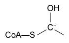 <strong>Passage Aldehydes are organic compounds encountered in everyday life and used as intermediates in metabolism. Common aldehydes include formaldehyde, which is used in the fixation of tissues, and cinnamaldehyde, which provides the flavor and smell of cinnamon (Figure 1). <strong>Figure 1</strong> Common aldehydesThe aldol condensation shown in Figure 2 is an important carbon-carbon bond-forming reaction that has many applications in the synthesis of bioactive molecules. It also takes place in some metabolic processes, such as the citric acid cycle and gluconeogenesis. The aldol condensation begins with the aldol reaction, which can be acid- or base-catalyzed and requires nucleophilic addition to a carbonyl to provide the aldol product, which can be a β-hydroxy ketone or aldehyde. The final step of the aldol condensation consists of an acid- or base-catalyzed dehydration of the aldol product to yield an α,β-unsaturated ketone or aldehyde. <strong>Figure 2</strong> General aldol reaction and condensationThe reverse of an aldol reaction or condensation is known as a retro-aldol, which is important in metabolism, most notably in glycolysis. This reaction breaks a carbon-carbon bond to form aldehydes and/or ketones. In glycolysis, fructose 1,6-bisphosphate is broken down into an aldehyde and a ketone, glyceraldehyde 3-phosphate (GAP) and dihydroxyacetone phosphate (DHAP), respectively (Figure 3). <strong>Figure 3</strong> Retro-aldol in glycolysis Which of the following compounds would be a plausible intermediate in the base-catalyzed aldol reaction of the first step of the citric acid cycle shown below? </strong> A) B) C) D)