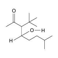<strong>Passage Aldehydes are organic compounds encountered in everyday life and used as intermediates in metabolism. Common aldehydes include formaldehyde, which is used in the fixation of tissues, and cinnamaldehyde, which provides the flavor and smell of cinnamon (Figure 1). <strong>Figure 1</strong> Common aldehydesThe aldol condensation shown in Figure 2 is an important carbon-carbon bond-forming reaction that has many applications in the synthesis of bioactive molecules. It also takes place in some metabolic processes, such as the citric acid cycle and gluconeogenesis. The aldol condensation begins with the aldol reaction, which can be acid- or base-catalyzed and requires nucleophilic addition to a carbonyl to provide the aldol product, which can be a β-hydroxy ketone or aldehyde. The final step of the aldol condensation consists of an acid- or base-catalyzed dehydration of the aldol product to yield an α,β-unsaturated ketone or aldehyde. <strong>Figure 2</strong> General aldol reaction and condensationThe reverse of an aldol reaction or condensation is known as a retro-aldol, which is important in metabolism, most notably in glycolysis. This reaction breaks a carbon-carbon bond to form aldehydes and/or ketones. In glycolysis, fructose 1,6-bisphosphate is broken down into an aldehyde and a ketone, glyceraldehyde 3-phosphate (GAP) and dihydroxyacetone phosphate (DHAP), respectively (Figure 3). <strong>Figure 3</strong> Retro-aldol in glycolysis Consider the reaction below. Which of the following would be the kinetic product if compound 1 undergoes an aldol condensation as described in Figure 2?</strong> A) B) C) D)