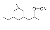 <strong>Which structure is the product of the reaction of 4-tert-butyl-2-octanone and NaCN?</strong> A) B) C) D)