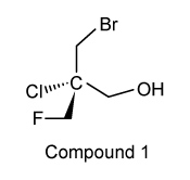 <strong>When the compound shown below undergoes an S<sub>N</sub>2 reaction with hydroxide, which of the following compounds will most likely form as the major product? </strong> A)2-chloro-2-(fluoromethyl)propane-1,3-diol B)2-(bromomethyl)-2-chloropropane-1,3-diol C)(2R)-3-bromo-2-(fluoromethyl)propane-1,2-diol D)(2S)-3-bromo-2-(fluoromethyl)propane-1,2-diol