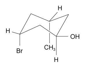 Compound <strong>1</strong> is shown below. All of the following are equivalent to Compound <strong>1</strong> EXCEPT: A) B) C) D)