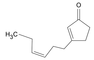 Compound <strong>1</strong> shown below is converted to Compound <strong>2</strong> by a base-catalyzed aldol condensation. If the carbonyl labeled with an asterisk is the carbonyl in the final product, what is the structure of Compound <strong>2</strong>? A) B) C) D)