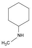 Passage The N-terminus of an amino acid must be protected with 9-fluorenylmethoxycarbonyl (Fmoc) during solid state peptide synthesis to avoid side reactions (Scheme I) . Scheme IThe Fmoc protecting group is typically removed with piperidine (Scheme II) , a heterocyclic secondary amine. Scheme IIBecause the use of piperidine is restricted, structurally similar amines were examined as possible replacements. To determine whether piperidine analogues were suitable alternatives for Fmoc removal, deprotection of Compound <strong>2</strong> was carried out with several amine bases (Scheme III) . Scheme IIICompound <strong>2</strong> was prepared from L-tryptophan and Fmoc-Cl, and the reaction was monitored by thin-layer chromatography (TLC) and visualized by ultraviolet light. The deprotections were done with piperidine and each analogue using a microwave set to 155 watts at 75 °C for 15 seconds. The products of the deprotections were analyzed by high-performance liquid chromatography (HPLC) and mass spectrometry; the retention times of the products were compared to tryptophan and Compound <strong>2</strong> standards. Adapted from O.P. Luna et al, Deprotection Reagents in Fmoc Solid Phase Peptide Synthesis: Moving Away from Piperidine?. Molecules. ©2016 MDPI. -Based on information in the passage, which amine was most likely proposed as a replacement for piperidine in Scheme III? A) B) C) D)