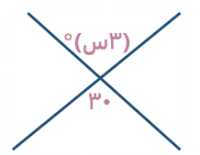 احسب قيمة (س)    A) ١٠ B) ١٥ C) ٣٠ D) ٤٥