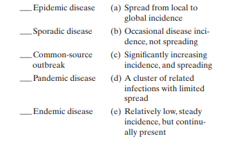 Match the following terms with the most appropriate description: