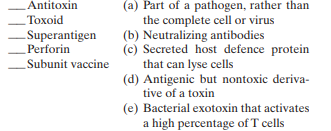 Match the following terms to the most appropriate description: