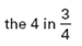 Match the term ___ Numerator a.    b.    c.    d.    e.    f.    g.  
