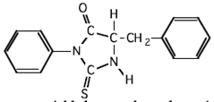 Solving the sequence of an oligopeptide from sequence analysis data  Amino acid analysis of an oligopeptide 7 residues long gave  Asp Leu Lys Met Phe Tyr  The following facts were observed:  a. Trypsin treatment had no apparent effect.  b. The phenylthiohydantoin released by Edman degradation was      c. Brief chymotrypsin treatment yielded several products including a dipeptide and a tetrapeptide. The amino acid composition of the tetrapeptide was Leu, Lys, and Met.  d. Cyanogen bromide treatment yielded a dipeptide, a tetrapeptide, and free Lys. What is the amino acid sequence of this heptapeptide?