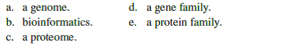 The entire collection of proteins produced by a cell or organism is  