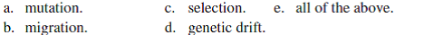 The microevolutionary factor most sensitive to population size is  