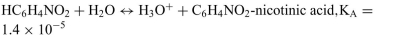 Identify the acid and conjugate base in each reaction. Calculate the pKa for each acid. List them in order from the strongest to weakest acid. The acid-ionization constants, Ka,at25◦C are listed for each. a. b. c. d.