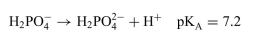 In vitro experiments are conducted at pH = 7.4 to simulate physiological conditions. A phosphate buffer system is often used. a. What must be the ratio of the concentrations of HPO24− to H2PO−4 ions? b. What mass of must be added to 500.0 mL of 0.10 M Na2HPO4 (aq) in the preparation of the buffered solution?