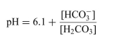 For the dissociation reaction of a weak acid shown below, begin with defining the Ka and show all the steps for the derivation of the Henderson-Hasselbalch equation. The Henderson-Hasselbalch equation for the blood bicarbonate system is shown as follows: a. Calculate the ratio for a blood pH of 5.8. b. Is this patient experiencing acidosis or alkalosis? Why? c. What can the body due to restore the blood pH to normal?