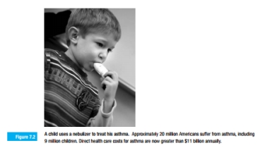Using the data in Table 7.2, calculate the following values:    a. The mass of oxygen gain in the body per day b. The mass of carbon dioxide loss from the body per day c. The mass of water loss from the body per day d. The net mass change in a day because of breathing