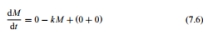 Show that Equation 7.7 is a valid solution to Equation 7.6. For what values of B is the solution valid?    