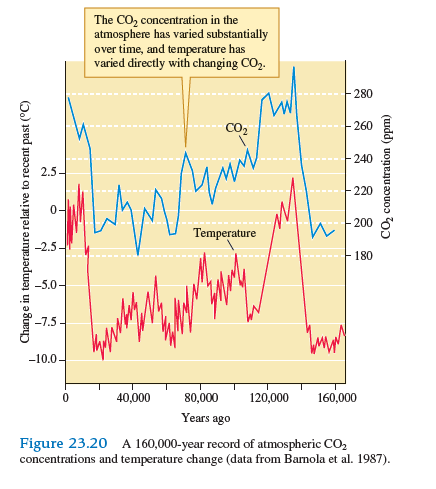 What can we conclude from the evidence summarized by figures 23.20 tO₂3.23    <div style=padding-top: 35px> 