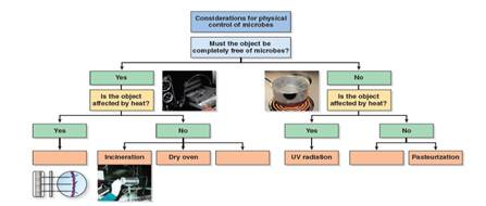 Describe the differences between dry heat and moist heat sterilization.