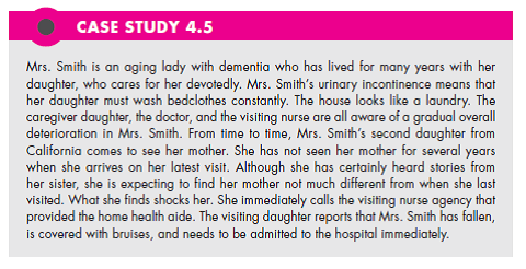 In Case Study 4-5, who is the patient and what syndrome is this an example of? (In Reference Case Study 4-5)   