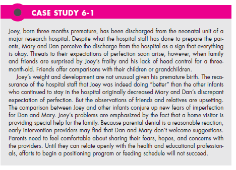 Read Case Study 6-1. How would you feel if you were Mary or Dan? What would you say to your spouse? How would you feel about the health care system? Whom would you blame? (In Reference Case Study 6-1)   
