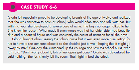 How would you have handled Gloria in Case Study 6-6 if you were her health professional? What would you have said to her? If she just left saying nothing, what would you have said? (In Reference Case Study 6-6)   