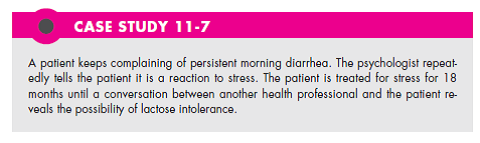 Refer to Case Study 11-7. Any health professional who is giving advice outside of his or her scope of practice or not referring the patient when he or she is unable to help is guilty of what? Explain. (In Reference Case Study 11-7)