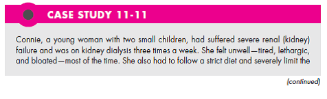 Case Study 11-11 has many facets. Think about all of these and discuss with your class. (In Reference Case Study 11-11)    <div style=padding-top: 35px> 