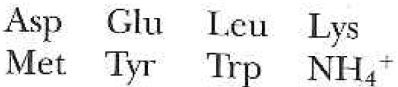 Amino acid analysis of another heptapeptide gave Asp      (     is released by acid hydrolysis of N and/or Q amides.)     c. Brief chymotrypsin treatment yielded several products, including a dipeptide and a tetrapeptide. The amino acid composition of the tetrapeptide was Glx, Leu, Lvs, and Met. d. Cyanogen bromide treatment yielded a tetrapeptide that had a net positive charge at pH 7 and a tripeptide that had a zero net charge at pH 7.  What is the amino acid sequence of this heptapeptide
