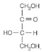 One or more of the compounds shown below will satisfy each of the following statements. Not all compounds may be used; some may be used twice. Put the letter(s) in the blank. (a) Found in chitin.______ (b) An L-saccharide.______ (c) The first residue attached to asparagine in N-linked glycans.______ (d) A uronic acid.______ (e) A ketose.______ (a) (b) (c) (d) (e) (f)