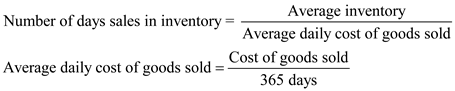 Inventory turnover indicates the number of times inventory is sold and replaced in an accounting cycle. It shows the inventory management efficiency of a company. The formula for computing the same is as follows:   Number of days' sale in inventory show that average number of days' that it took to sell the inventory in during one accounting cycle.   A. (a)Compute inventory turnover:   (b)Compute number of days sales in inventory:   B. (a)Compute inventory turnover:   (b)Compute number of days sales in inventory:  