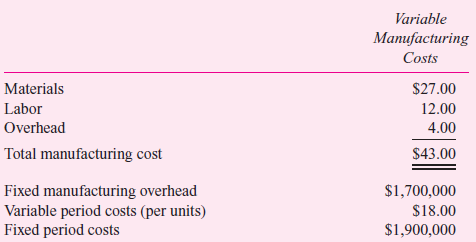 The telecom division of Kothari Inc. produces and sells 100,000 line modulators. Half of the modulators are sold externally at $150 per unit, and the other half are sold internally at variable manufacturing costs plus 10 percent. Kothari uses variable costing to evaluate the telecom division. The following summarizes the cost structure of the telecom division.     Required:  a. Calculate the net income of the telecom division (before taxes) using variable costing.  b. Telecom can outsource the final assembly of all 100,000 modulators for $9.00 per modulator. If it does this, it can reduce variable manufacturing cost by $1.00 per unit and fixed manufacturing overhead by $700,000. If the managers of the telecom unit are compensated based on telecom's net income before taxes, do you expect them to outsource the final assembly of the modulators Show calculations. c. What happens to the net cash flows of Kothari Inc. if the final assembly of the modulators is outsourced