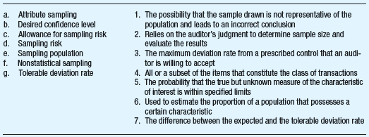 Match the term to the definition.