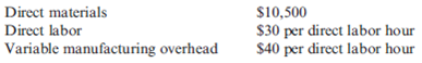 Learning Curve  Harriman Industries manufactures engines for the aerospace industry. It has completed manufacturing the first unit of the new ZX-9 engine design. Management believes that the 1,000 labor hours required to complete this unit are reasonable and is prepared to go forward with the manufacture of additional units. An 80 percent cumulative average-time learning curve model for direct labor hours is assumed to be valid. Data on costs are as follows:     Required:  1. Set up a table with columns for cumulative number of units, cumulative average time per unit in hours, and the cumulative total time in hours. Complete the table for 1, 2, 4, 8, 16, and 32 units. (Round hours to one significant digit.) 2. What are the total variable costs of producing 1, 2, 4, 8, 16, and 32 units? What is the variable cost per unit for 1, 2, 4, 8, 16, and 32 units?