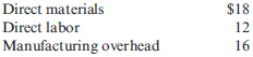 Preparation of Income Statement: Manufacturing Firm  Laworld Inc. manufactures small camping tents. Last year, 200,000 tents were made and sold for $60 each. Each tent includes the following costs:     The only selling expenses were a commission of $2 per unit sold and advertising totaling $100,000. Administrative expenses, all fixed, equaled $300,000. There were no beginning or ending finished goods inventories. There were no beginning or ending work-in-process inventories. Required:  1. Calculate the product cost for one tent. Calculate the total product cost for last year. 2. CONCEPTUAL CONNECTION Prepare an income statement for external users. Did you need to prepare a supporting statement of cost of goods manufactured? Explain. 3. CONCEPTUAL CONNECTION Suppose 200,000 tents were produced (and 200,000 sold) but that the company had a beginning finished goods inventory of 10,000 tents produced in the prior year at $40 per unit. The company follows a first-in, first-out policy for its inventory (meaning that the units produced first are sold first for purposes of cost flow). What effect does this have on the income statement? Show the new statement.