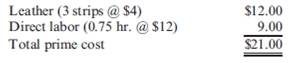 Materials Variances  Cinturon Corporation produces high-quality leather belts. The company's plant in Boise uses a standard costing system and has set the following standards for materials and labor:     During the first month of the year, Boise plant produced 92,000 belts. Actual leather purchased was 287,500 strips at $3.60 per strip. There were no beginning or ending inventories of leather. Actual direct labor was 78,200 hours at $12.50 per hour. Refer to the information for Cinturon Corporation above. Required:  1. Break down the total variance for materials into a price variance and a usage variance using the columnar and formula approaches. 2. CONCEPTUAL CONNECTION Suppose the Boise plant manager investigates the materials variances and is told by the purchasing manager that a cheaper source of leather strips had been discovered and that this is the reason for the favorable materials price variance. Quite pleased, the purchasing manager suggests that the materials price standard be updated to reflect this new, less expensive source of leather strips. Should the plant manager update the materials price standard as suggested? Why or why not?