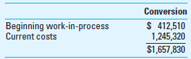 Weighted-Average Method; Two Departments Benoit Chemical Company (BCC) produces a variety of specialty chemicals used in the pharmaceutical industry and construction industry. BCC spends almost 20% of its net revenues on research, product development, and customer development to achieve its reputation as a high-quality producer of chemicals, a reliable supplier, and a great provider of customer service. BCC has a small number of large customers, each of which typically has one or more large orders being processed at BCC at any given point in time. These orders are typically completed over one to three months or longer. BCC uses job costing to keep track of total job costs over the duration of each order and process costing to keep track of monthly costs, department by department. The processing departments include mixing, reacting (in which chemicals are heated and sometimes vacuum is applied), cleaning, inspecting, packaging, and distribution. Much of the total product cost is accumulated in the first two processes, mixing and reacting. The following information is for activity and costs in the first two departments during the current month. The mixing department started 74,000 gallons this month. No spoilage is measured in the mixing department, but a careful measure of the loss of material in reacting is taken after the completion of the reacting process. No materials are added in the reacting process. The number of gallons lost (spoilage) is considered normal spoilage and is considered to have lost the full cost of processing up to that point of inspection. BCC uses the weighted-average method for process costing. Work-in-process for the two departments is as follows. Percentage completion for conversion costs is 60% in the mixing department for both beginning and ending inventory. The percentage completion for conversion costs for the reacting department for beginning and ending inventory is 30% and 40%, respectively.     Costs in the mixing department:     Transferred-in beginning work-in-process costs are $242,150 and conversion costs in the reacting department are as follows:     Required  1. Prepare the production cost report for the mixing department. 2. Prepare the production cost report for the reacting department. 3. What comments and observations do you have about the two departments' cost reports  4. What is Benoit's competitive strategy, based on Michael Porter's framework Explain whether or not you think the company's costing system supports this strategy.